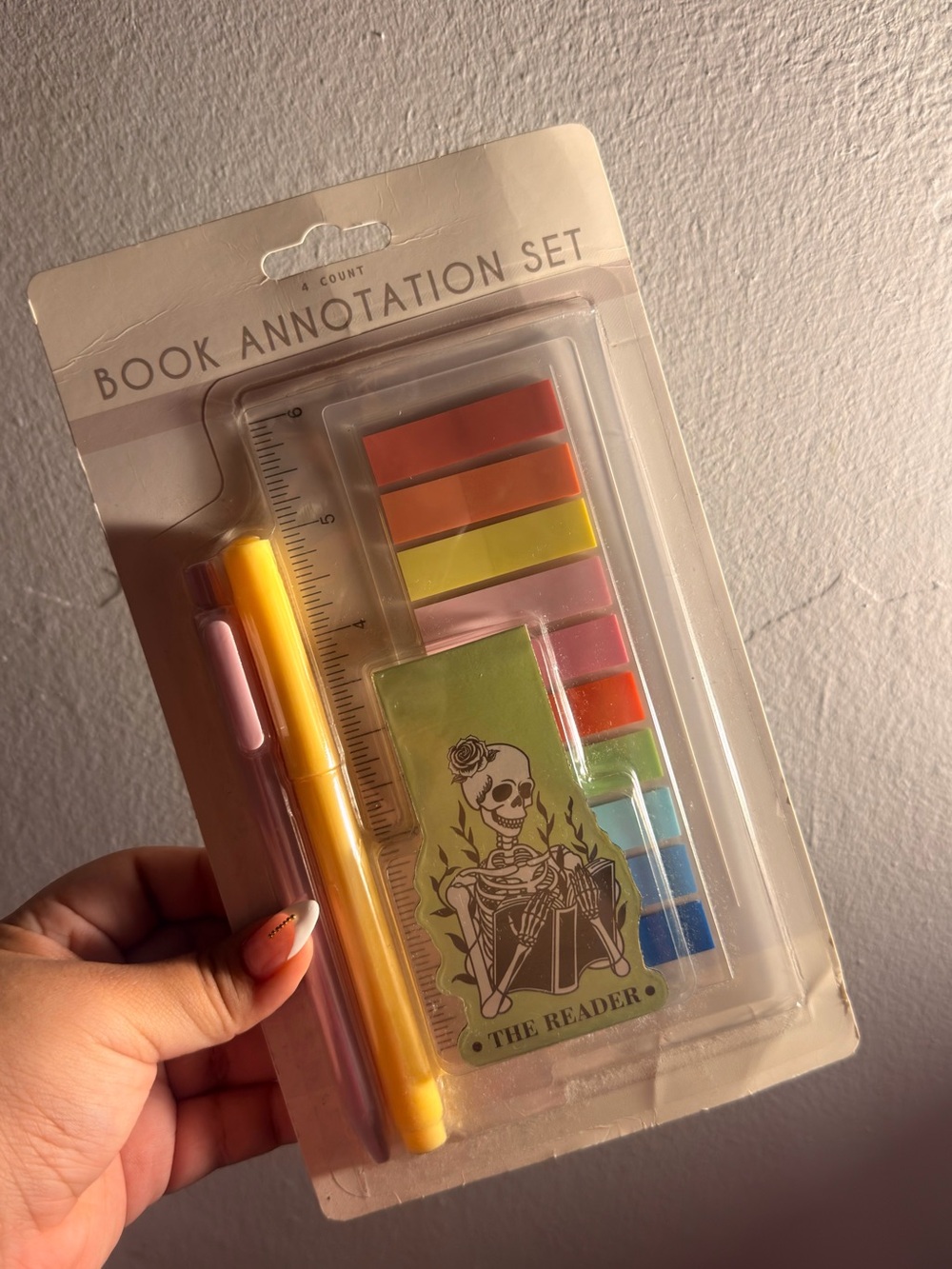 Book Annotation Set — Multicolor Sticky Tabs & Highlighter